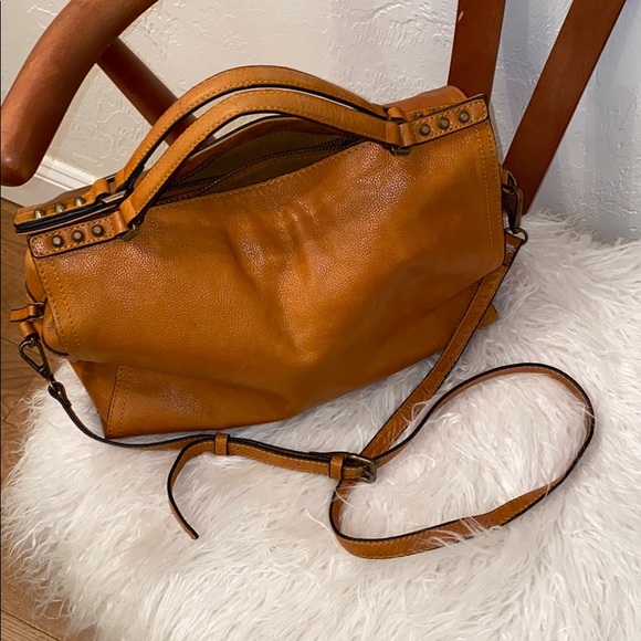 c&c california leather satchel